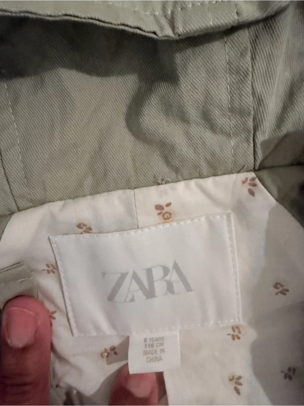 Zara Light Pink Hooded Kids Jacket